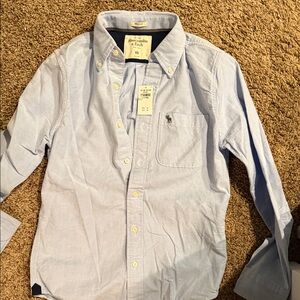 Abercrombie & Fitch Light Blue Casual Shirt